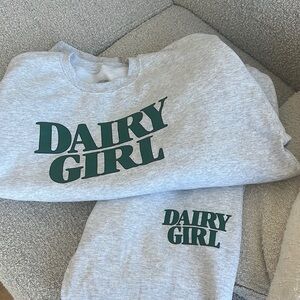 OG dairy girl (before it became dairy boy) sweatshirt!!!!